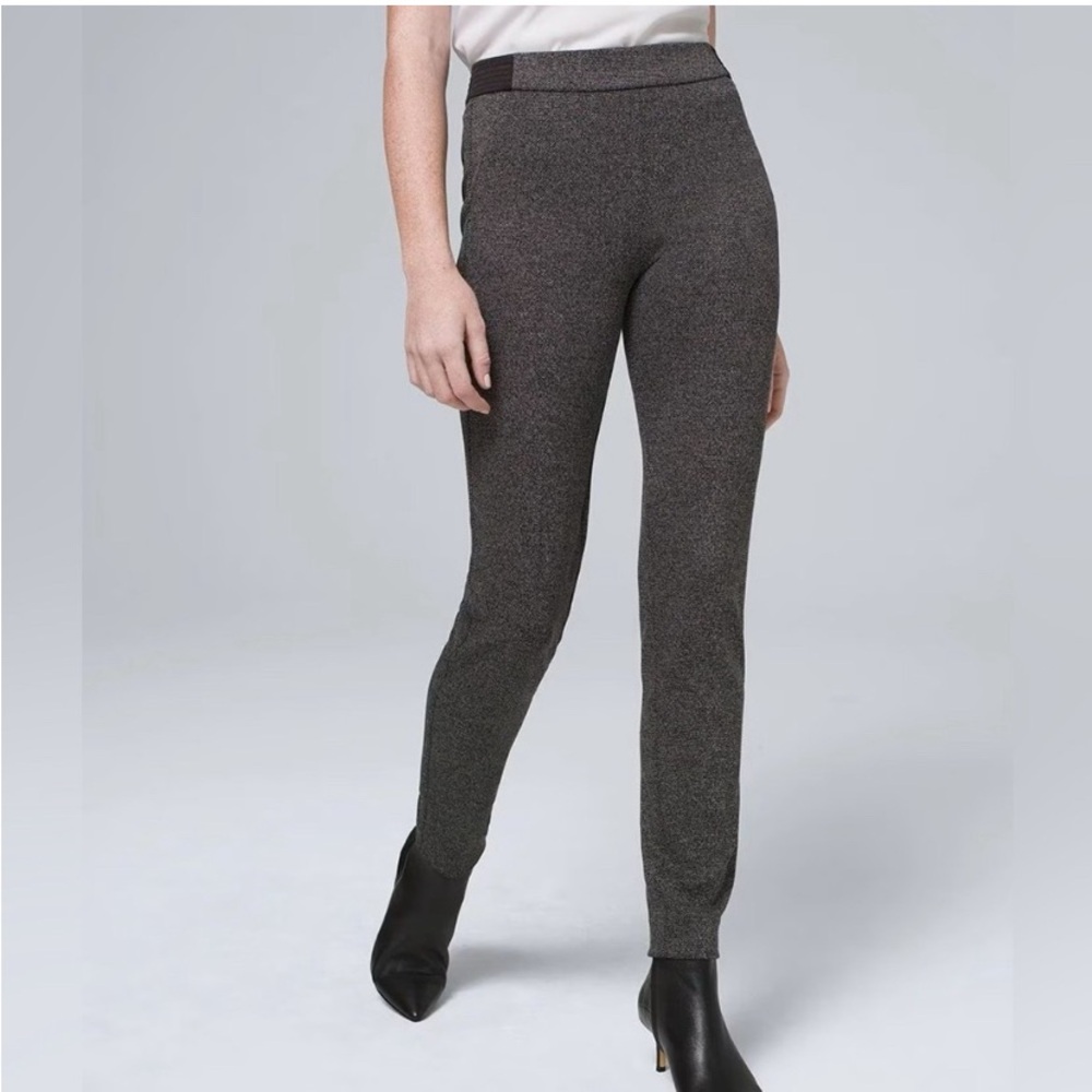 White House Black Market The Slim Ankle Speckled Ponte Pants